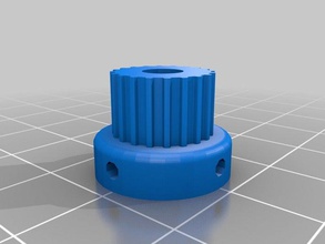 ultimaker motor pulley 2 20mxl 5mm -test2- feedback please 3d printer parts customized 3d print model - Mito3D