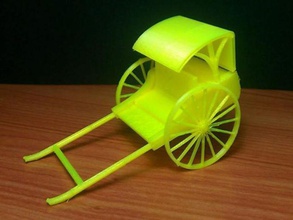 rickshaw version 2 automotive 3d print model - Mito3D