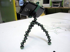 gorillapod teléfono de montaje otros gorilla pod la cámara openscad paramétricas trípode útil 3d print model - Mito3D