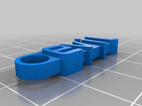 mal chaveiro organização personalizado 3d print model - Mito3D
