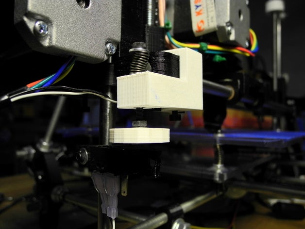 regolabile necorsa prusa 3d la stampante accessori asse mendel openscad reprap aggiornamento z 3D print model - Mito3D