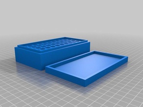 9mm stackable ammo box lid sport outdoors customized 3d print model - Mito3D