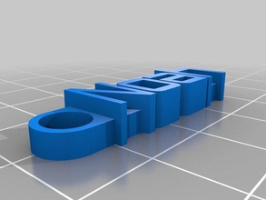 noè portachiavi organizzazione personalizzato 3d print model - Mito3D