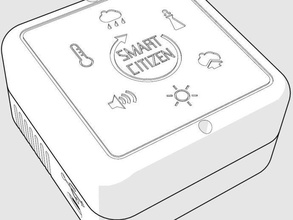 smart citizen caso arrotondati gadget recinto fablab di barcellona pcb prusa smartcitizen 3d print model - Mito3D