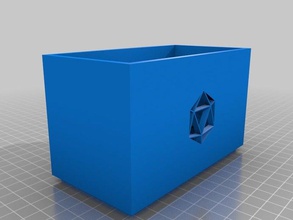 modular dice tower main piece 3d print model - Mito3D