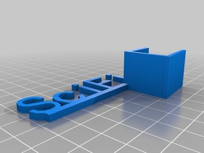 scifi shelf marker organization customized 3d print model - Mito3D