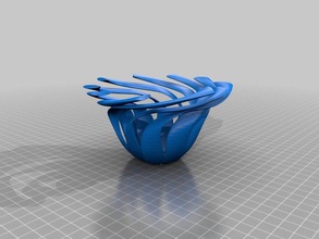 spiral vase, den Fortschritt der Arbeit Kunst 3d print model - Mito3D