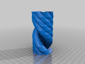 en spirale ouverte, spirographe vase générateur les mathématiques art personnalisé 3d print model - Mito3D