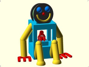 mb robot 234 altri mascotte giocattolo 3d print model - Mito3D