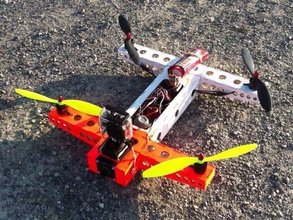 h-Form multiwii quadcopter andere Luftbild-Fotografie Einsatz von multikopter quadrocopter 3d print model - Mito3D