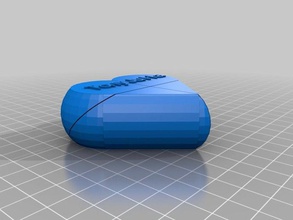 tony julia Herz interactive box kundengebundene Schmuck 3d print model - Mito3D