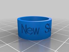 new skills ring rings customized 3d print model - Mito3D