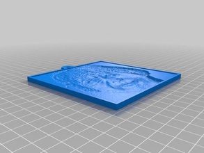 il mio chris 2 d art personalizzato 3d print model - Mito3D