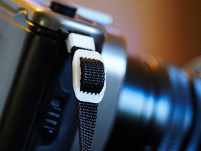 fotocamera cinturino fibbia anello di ritegno bar hoop 3d print model - Mito3D