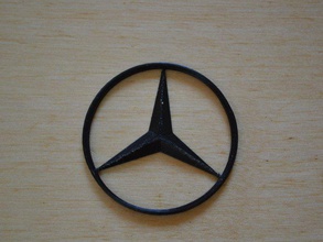 mercedes logosu işaretler logoları araba markası araç marka işareti benz amblemi 3d print model - Mito3D