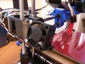 printrbot original side fan mount 3d printer accessories 3d print model - Mito3D
