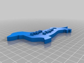 kundenspezifische Dackel meiner Freundin sylvia Schlüsselanhänger 3d print model - Mito3D