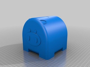 coin bank animals 3d print model - Mito3D