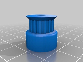 my customized parametric pulley lots tooth profiles std t25 3d printer parts 3d print model - Mito3D