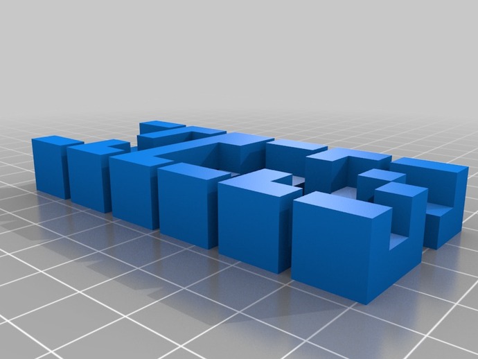 computadores escolha 10 de rebarbas quebra-cabeça quebra-cabeças burrtools openscad supportless brinquedo 3D print model - Mito3D