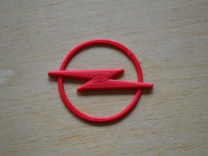 opel logo signs logos car brands emblem sign symbol 3d print model - Mito3D