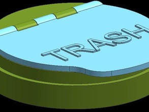 scatola del sale da tavolo cestino i contenitori bin immondizia rifiuti 3d print model - Mito3D