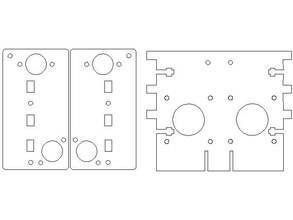 type machines series 1 u-t-o-m dual extruder carriage qu-bd mk7 3d printer parts 3d print model - Mito3D