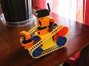 traxbot-an ez-robot build robotics 3d print model - Mito3D