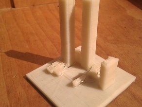 printable world trade center other 91101 building september 11 nyc usa wtc 3d print model - Mito3D