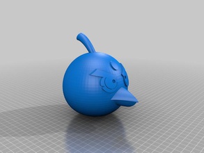 foul fowl angry birds games video game 3d print model - Mito3D