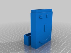 happy card case customizer office personalizzato 3d print model - Mito3D