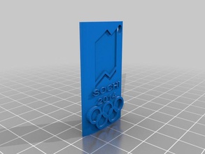 sochi 2014 olympic keychain other 3d print model - Mito3D