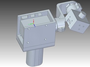 2 eje de mano sin escobillas cardán cámara 3d print model - Mito3D