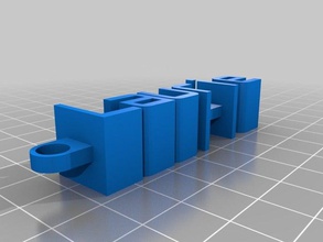laurie chaveiro organização personalizado 3d print model - Mito3D