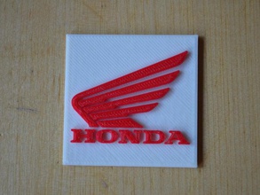 honda logo Motorrad Zeichen logos honda-bike honda-Marke honda-emblem motor symbol 3d print model - Mito3D