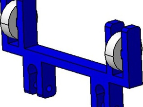spool mount prusa mendel 608 bearings 3d printer accessories filament holder ball bearing 3d print model - Mito3D