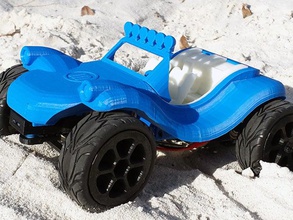 botmobile dune buggy versión de 2013 rc vehículos cepillo sin escobillas coche lipo motor radio controlado 3d print model - Mito3D