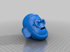 mah head interactive art customized 3d print model - Mito3D