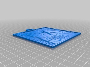 obedecer lithopane 2d a arte personalizado 3d print model - Mito3D