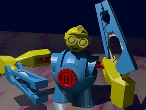maker bot model robots contest 3d featured grabcad mascot 3d print model - Mito3D