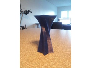 yıldız vazo dekor 3d print model - Mito3D