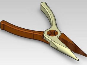 alta qualidade alicate pinzas de punta mão as ferramentas agulha nariz 3d print model - Mito3D