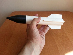 foguete 3d impressão ultimaker 3d print model - Mito3D