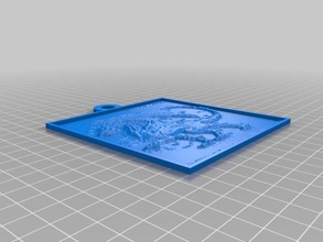 gp image un 2d art personnalisé 3d print model - Mito3D