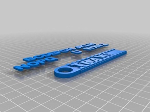 Kopie Lektion Schlüsselanhänger Buchstaben ergeben andere 3d print model - Mito3D