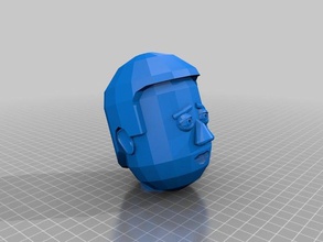 nishan head interactive art customized 3d print model - Mito3D