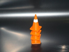 traffic cone stackable other 3d print model - Mito3D