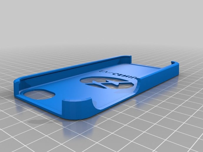 male genuises dota il caso di iphone 5 accessori personalizzato 3D print model - Mito3D