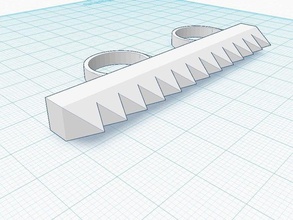 pyramider ring bar jewelry 3d print model - Mito3D