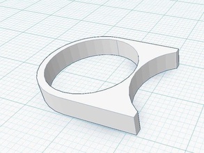 yüzük scoopdiggity takı 3d print model - Mito3D